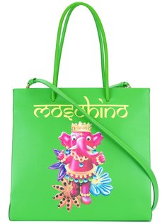jewelled elephant tote Moschino