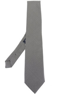 галстук с узором в ломаную клетку Etro
