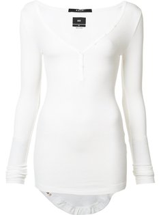 longsleeved buttoned T-shirt Ksubi