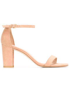 туфли-лодочки на наборном каблуке Stuart Weitzman