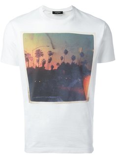 футболка с принтом Dsquared2