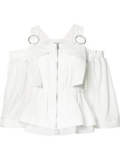 gathered cut-out blouse  Christian Dada