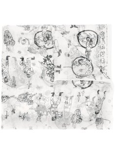 Voodoo Skull scarf Alexander McQueen