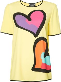 heart print T-shirt Boutique Moschino