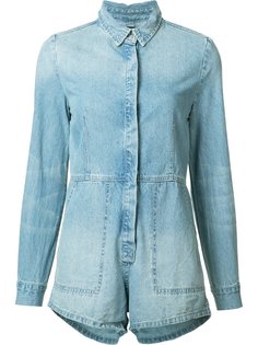 longsleeved denim playsuit Ksubi
