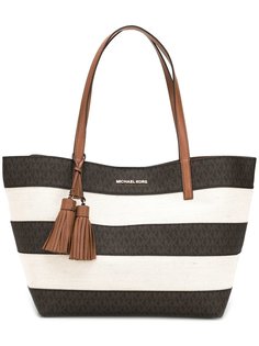striped tote Michael Michael Kors