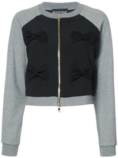 bow detail jersey jacket Boutique Moschino
