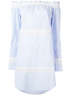 off-shoulder striped dress Derek Lam 10 Crosby