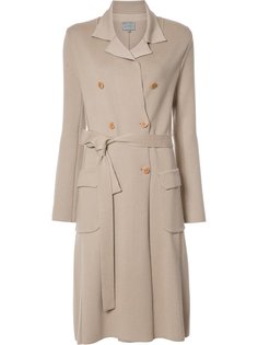 double breasted knit trenchcoat Maiyet