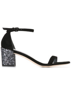 босоножки с блестками Stuart Weitzman
