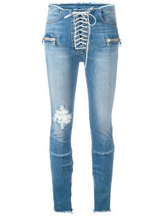 джинсы на шнуровке Unravel Project