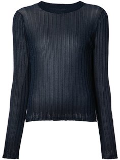 ribbed sheer T-shirt Helmut Lang