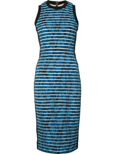 striped fitted dress Nicole Miller
