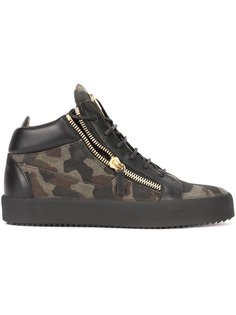 camouflage Kriss mid-top sneakers Giuseppe Zanotti Design