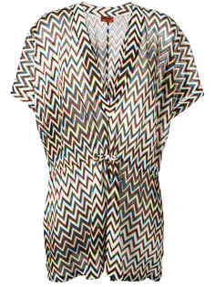 пляжное платье с узором зигзаг Missoni
