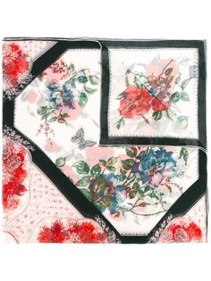floral table cloth scarf Alexander McQueen