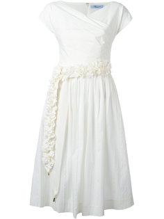 плиссированное платье  Blumarine