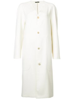 collarless buttoned coat Maison Margiela