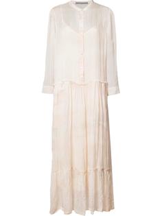 shirred waist dress Raquel Allegra