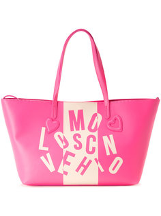 сумка на плечо с принтом логотипа Love Moschino