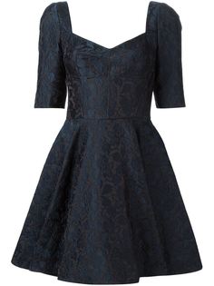 расклешенное жаккардовое платье  Dolce &amp; Gabbana