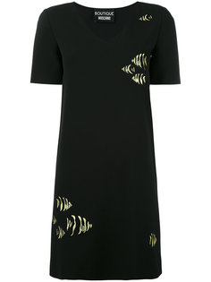 embroidered fish dress Boutique Moschino