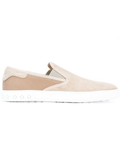 кроссовки с контрастным дизайном Tods