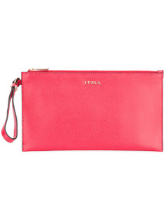 клатч с зернистой фактурой  Furla