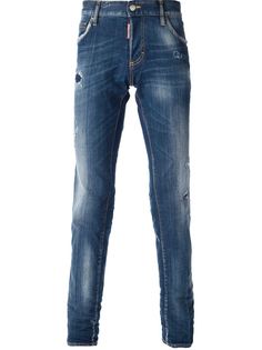 выцветшие джинсы Dsquared2