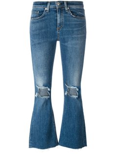 flared cropped jeans  Rag &amp; Bone /Jean