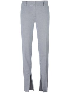houndstooth pattern slim-fit trousers Cédric Charlier