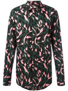 printed button down shirt Marni