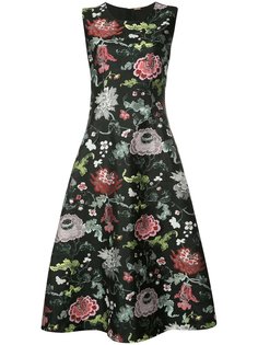 floral print flared dress Adam Lippes
