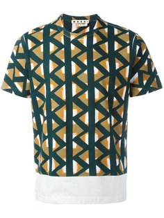 geometric print T-shirt Marni