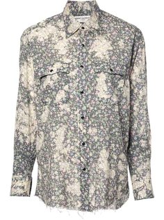 Repaired printed shirt Saint Laurent