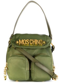 сумка-тоут с логотипом  Moschino