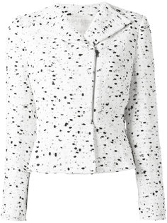 zipped tweed jacket Giambattista Valli