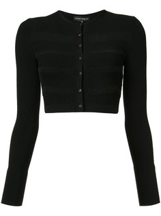 cropped striped accent cardigan Narciso Rodriguez