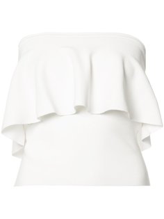layered strapless top Milly