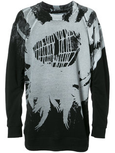 cobweb print sweatshirt  Ann Demeulemeester