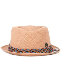 braided band hat Maison Michel