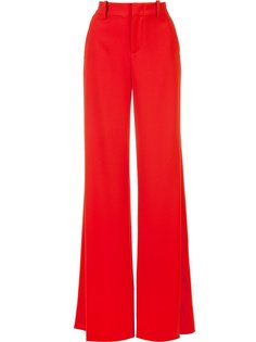 slit high-waisted trousers Alice+Olivia