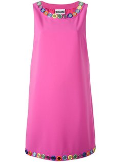 mirror embroidered shift dress Moschino
