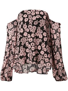 floral print off-shoulder blouse Milly