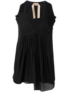 pleated front tank Nº21