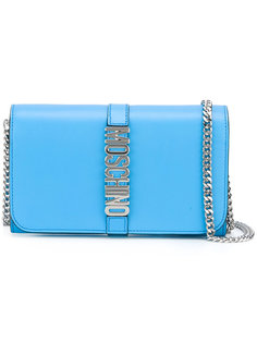 клатч с логотипом  Moschino