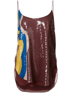 sequin embellished cami top Emilio Pucci