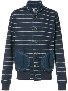 high neck striped cardigan Prps