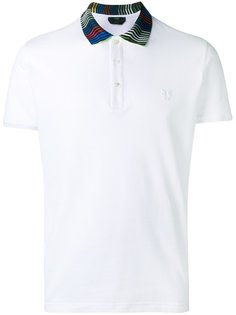 striped collar polo shirt Fendi