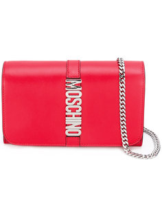 клатч с логотипом  Moschino